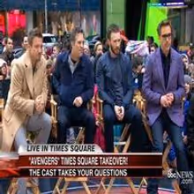 VIDEO: THE AVENGERS Stars Robert Downey Jr., Chris Evans, Mark Ruffalo, and Jeremy…