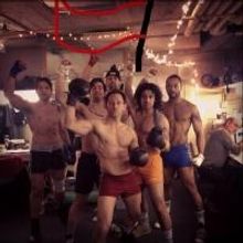 Photo Flash: Saturday Intermission Pics, March 1 - ROCKY, PHANTOM Pump for LES MIS…