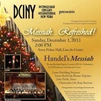 DCINY to Present Handel's MESSIAH at Avery Fisher Hall, 12/1