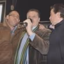 Photo Coverage: The Irish Tenors Visit Hurricane Sandy Victims in Breezy Point