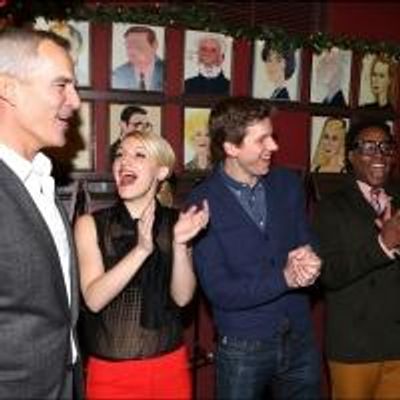 Photo Coverage: KINKY BOOTS&#039; Billy Porter, Stark Sands, Annaleigh Ashford &amp; Jerry Mitchell Unveil Sardi&#039;s Portraits!