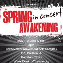 BWW Reviews: The Eklektix Theatre Company's SPRING AWAKENING - IN CONCERT is Zesty an