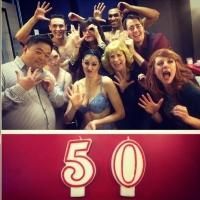 Photo Flash: Saturday Intermission Pics, 4/5- KINKY BOOTS and 50 SHADES Celebrate…