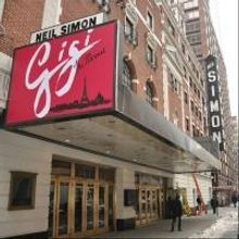 Photo Flash: First Look at GIGI's Broadway Marquee