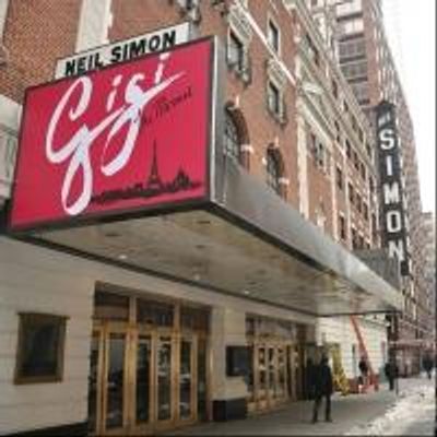 Photo Flash: First Look at GIGI&#039;s Broadway Marquee