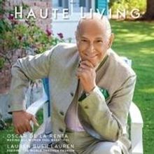 Oscar de la Renta Featured in Haute Living November Issue