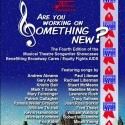 ARE YOU WORKING ON SOMETHING NEW? #4 Benefit for BC/EFA Plays Don't Tell Mama, 12/2…