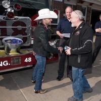 Country Star Justin Moore Surprises Hershey Fire Station with Free Concert Tickets