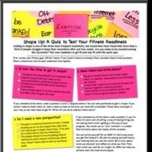 Donna Hartney Creates Fitness Quiz