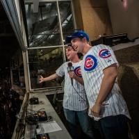 Photo Flash: BOOK OF MORMON's Nic Rouleau and Ben Platt Perform 7th Inning Stretch…