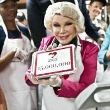 Joan Rivers Delivers 15 Millionth Meal For GOD'S LOVE WE DELIVER