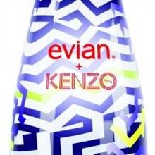 KENZO Designs Limited Edition Evian Bottle