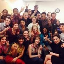 Photo Flash: Saturday Intermission Pics - Dec. 21 - Part 2 - Cast of Broadway's…