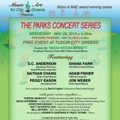 Raissa Katona Bennett To Launch 7th Season of THE PARKS CONCERT SERIES at Tudor City Greens, 5/28