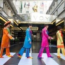 Photo Flash: Cast of West End's LET IT BE Recreates 'Abbey Road' Album Cover