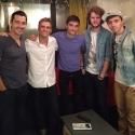 Photo Flash: The Wanted & Jonathan Knight Visit THE FANTASTICKS