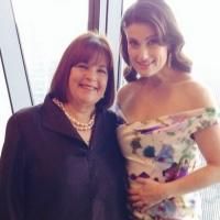 Photo Flash: Food Network's Ina Garten Poses with Idina Menzel at Hearst Event