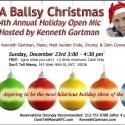 Kenneth Gartman Returns to Don't Tell Mama with A BALLSY CHRISTMAS WITH KENNETH…