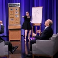 VIDEO: Lena Dunham & JK Simmons Compete in Pictionary on TONIGHT