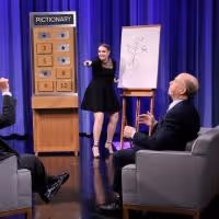 VIDEO: Lena Dunham & JK Simmons Compete in Pictionary on TONIGHT Video