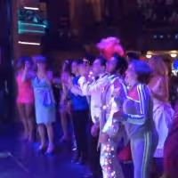STAGE TUBE: HONEYMOON IN VEGAS Cast Parties Onstage After Final Show Video
