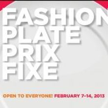 FASHION PLATE PRIX FIXE Kicks Off During Mercedes-Benz Fashion Week, 2/7-14