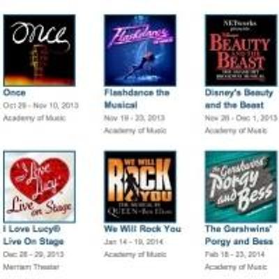 Philly Area/S. Jersey 2013-14 Theater Season
