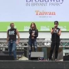 TV: ROCK OF AGES Cast Rocks Out in Bryant Park!