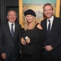 Barbra Streisand & Lily Collins Meet Willem Van Gogh at LA Art Show