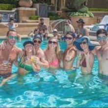 Photo Flash: ROCK OF AGES Cast Visits Azure Luxury Pool at the Palazzo