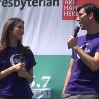 TV: THE FANTASTICKS' Max Crumm and Samantha Bruce Visit BROADWAY IN BRYANT PARK! Video