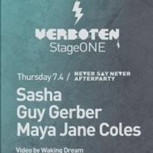 NEVER SAY NEVER to Kick Off Verboten's StageONE Dance Music Series, July 4th