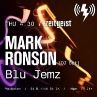 DJ Mark Ronson Heads to Verboten Tonight