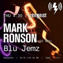 DJ Mark Ronson Heads to Verboten Tonight