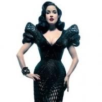 Dita von Teese's 3-D Dress on Display at FIDM's Innovative Materials Conference and…
