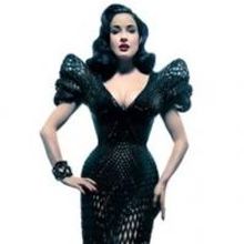 Dita von Teese's 3-D Dress on Display at FIDM's Innovative Materials Conference and…