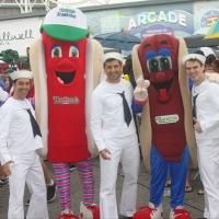 Exclusive Photo Coverage: ON THE TOWN Stars Perform at Nathan's Fourth of July Hot…