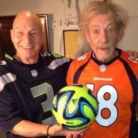 Twitter Watch: Patrick Stewart & Ian McKellen Gear Up for Super Bowl Sunday