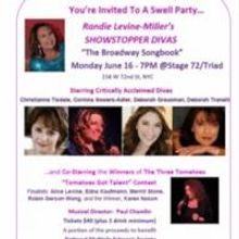 Deborah Grausman, Corinna Sowers-Adler and More Set for SHOWSTOPPER DIVAS -- THE…