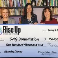 Rise Up Donates $100,000 to SAG Foundation BookPALS Program