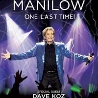 Barry Manilow to Bring ONE LAST TIME! Tour to Prudential Center, Barclays Center