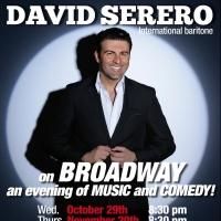 David Serero to Play Final Performance at the Snapple Theatre, Dec 17