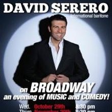 David Serero to Play Final Performance at the Snapple Theatre, Dec 17