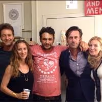 Photo Flash: Jon Hamm, Jennifer Westfeldt and Edward Norton Visit OF MICE AND MEN