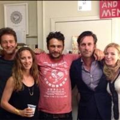 Photo Flash: Jon Hamm, Jennifer Westfeldt and Edward Norton Visit OF MICE AND MEN