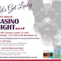 Lucky Dog Animal Rescue's First Annual Casino Night is This Saturday Night