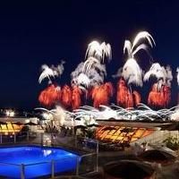 Pyrotechnic Art Festival Goers Experience Explosive Views From Cote d'Azur Hotel