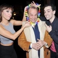 Photo Flash: Joel Grey Gets Lei'd Backstage at HONEYMOON IN VEGAS on Broadway!