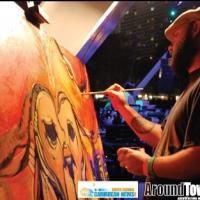 Trek6 Paints Bob Marley-Inspired Mural Live at HistoryMiami's WINE DOWN WEDNESDAY…