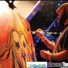 Trek6 Paints Bob Marley-Inspired Mural Live at HistoryMiami's WINE DOWN WEDNESDAY…